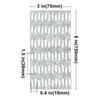 MOZCORN Truss Plates 3x6, 12 Pcs Pronged Truss Mending Plate