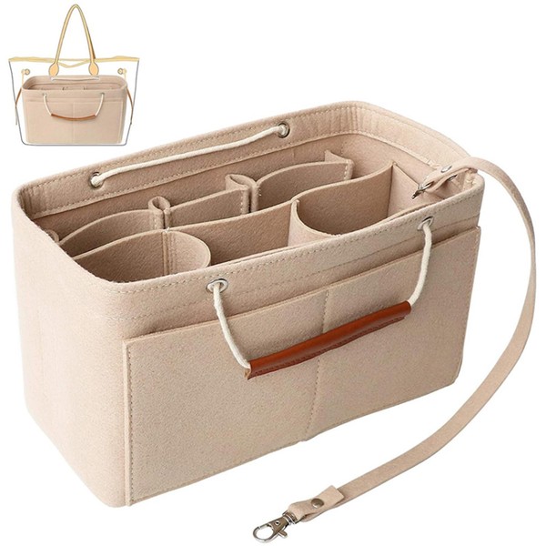 D.DUO Tote Bag Organiser Insert, Purse Insert for Handbags, Tote