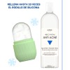 Hielo Masaje Cara Facial Cuidado Anti Acné + Rodillo Silicón
