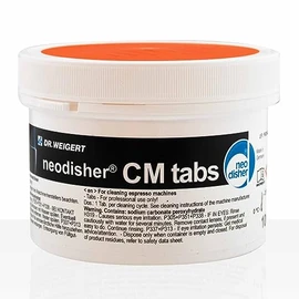 Dr. Weigert neodisher CM tabs cleaning tablets, 100 tabs, for all standard coffee machines and espresso machines of all common brands, 1 tin of 200 g