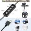 Video Conference Lighting Kit, Dveda Ring Light for Laptop Phone