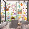 Easter Window Cling Stickers,9 Sheets Double-Sided Easter Window Decals for
