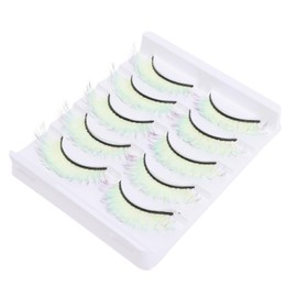 Outanaya Fluffy False Lashes Extensions 5 Pairs Women's Natural Look Fake Eyelashes