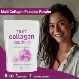 Unbranded 3 Pack Collagen Peptides Powder – Multi Type I II III V X – 3lbs – Free Shipping