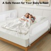 UNAPHO Bed Rail for Toddlers,Swing Down Kids Bed Rails Guard