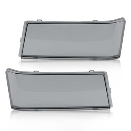 PIT66 Headlight Cover Compatible with 2004-2012 GMC Canyon/Chevy Colorado 20766569 20766570 Left Driver and Right Passenger Side Smoke