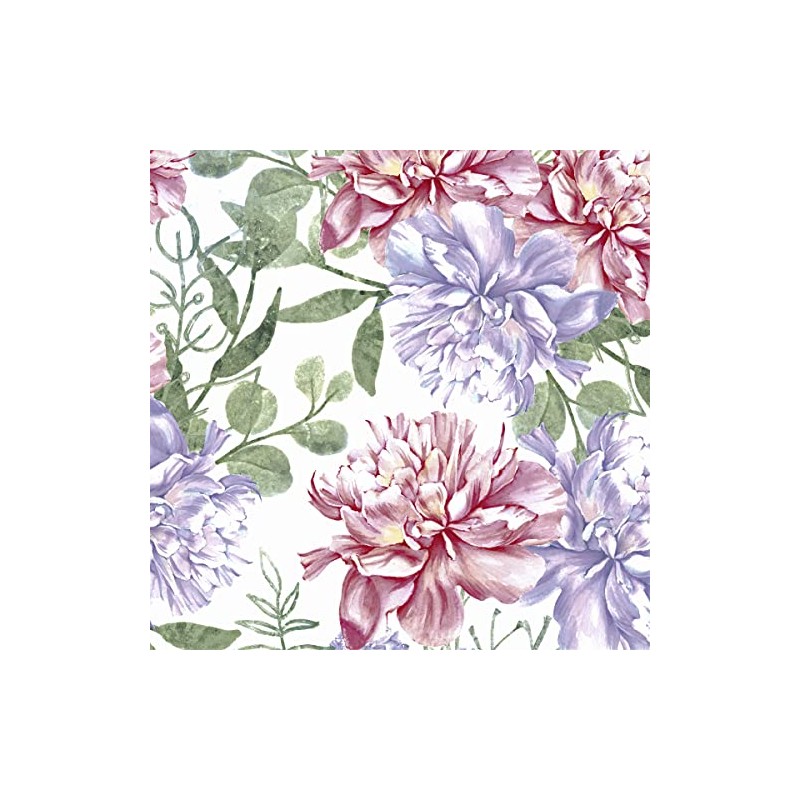 20 Napkins Flowers in Pastel | Spring | Summer |