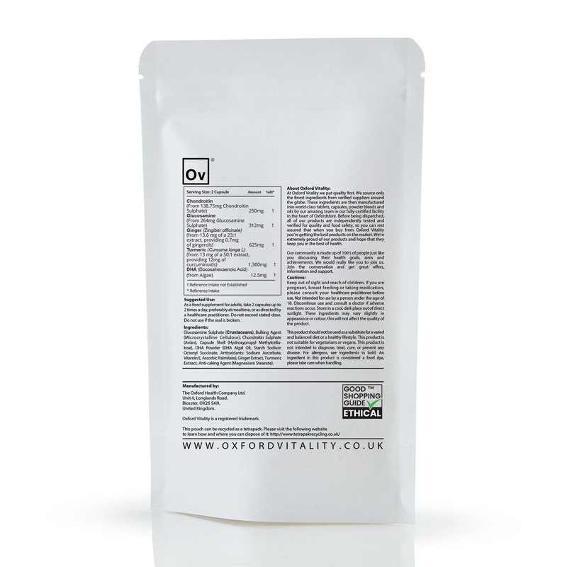 Glucosamine & Chondroitin Complex with Ginger, Turmeric and Omega-3 Fatty