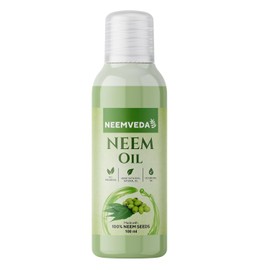 Virgin Neem Oil, 100 ml, Cold Pressed Pure Unrefined Oil