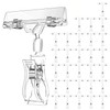 Elqater 30 Pcs Label Holders Sign Clip, Plastic Clear Rotatable