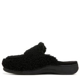Vionic Women's Gemma Ii Slipper, Black Flannel, 7