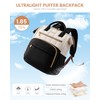 LOVEVOOK Puffer Backpack Purse for Women with 15.6 Inch Laptop