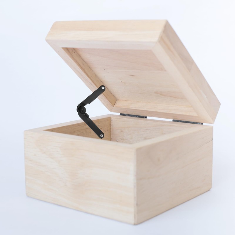 sourcing map 4Pcs 180 Degree Rotatable Lid Support Hinges, 8.86x0.79inch