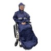 Wheelchair Poncho for Elderly & Disabled - Mobility Scooter Rain