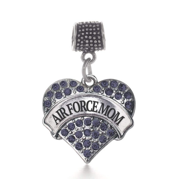 Inspired Silver - Air Force Mom Silver Memory Charm for