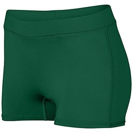 Augusta Sportswear Girls' Standard Dare Shorts, Dark Green, Large