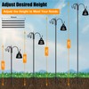 FEED GARDEN [Upgrade Version 92 Inch Three Shepherd Hooks for