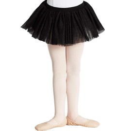 Capezio Women 11310C Glitter Tutu - BLACK, Medium