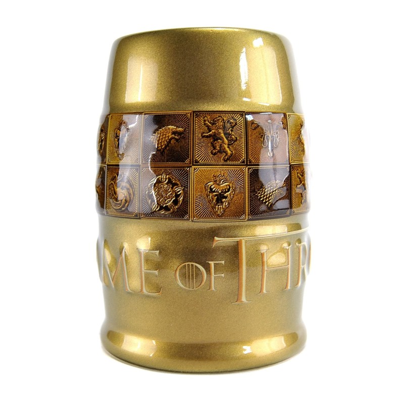 Game of Thrones Tankard - Galaxic Glaze Sigils,Gold,black,600ml