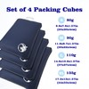CANBOX Compression Packing Cubes Ultralight Expandable Suitcase Organiser Bags