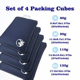 CANBOX Compression Packing Cubes Ultralight Expandable Suitcase Organiser Bags