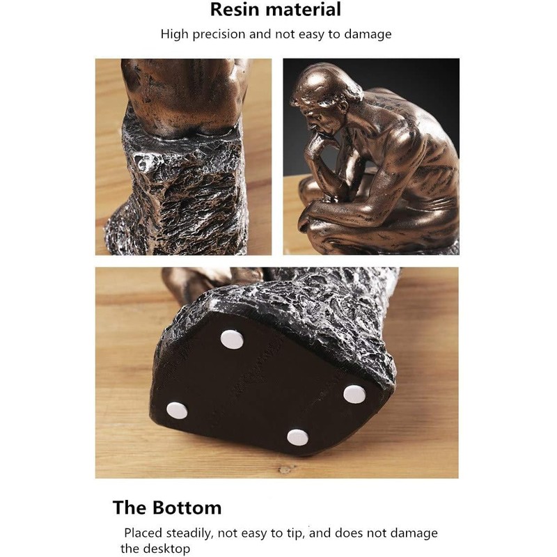 Aendu Creative Thinker Statues Individual Figurine for Living Room Decor