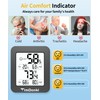 TimDonki Digital Hygrometer with Max and Min Records 10s Fast