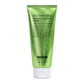 ORJENA Fresh Tea Tree Facial Cleansing Foam - For All Skin Types, 180ml Net Wt