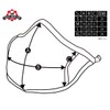 ZERO-FACTORY [COOL MAX] [White] Washable Summer Mask, Contact Cooling Protection,