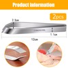 2pcs Fish Bone Tweezers Kitchen Remover Plucking Poultry Feathers Removing