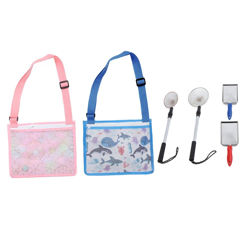 6pcs Shelling Tools for Beach Include Sand Sifter with Extra