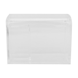 Transparent Cotton Swab Storage Box Makeup Powder Puff Cosmetic Tool Organizer Container