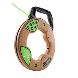 Southwire - 63029840 Tools & Equipment FTSP45-75NCT Simpull Electrical Fish Tape with Non-Conductive Tip; Large Case; 4.5mm x 75 Feet