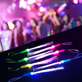 NLNEY 15pcs Glow Stick Party Favour Packs, Children's LED Light Toy Party Set, Colourful LED Light Stick with 3 Light Modes, Suitable for Party, Concert, Event, Birthday Wedding (15pcs Multicolour)