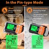 Dr.meter Wood Moisture Meter, 2 in 1 Pin & Pinless