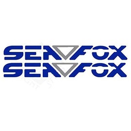 Set of 2 Boat Hull Marine Grade Decals fits Sea Fox Boats, Seafox Restoration kit, Stickers. Choose Size and Color (King Blue & Silver Metallic, 38 inches)