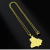Punjab Map Necklace Engraved Khanda Neck Chain For Men And