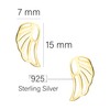 SOFIA MILANI - Women's Earrings 925 Silver Wing Angel Stud
