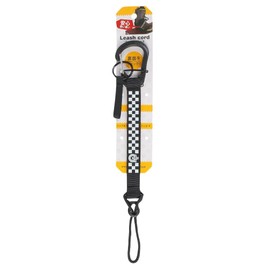 ORANGE Board Leash Cord 130620 4002 (Black x White/FF/Men's, Lady's, Jr)