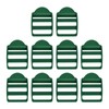 SUIKIHUM 10 Pack Plastic Ladder Slider, 5/8" (15mm) Backpack Buckle