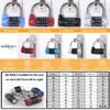 Gym Locker Lock,5 Letter Word Lock,5 Digit Combination Lock,Safety Padlock
