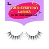 Natural Eyelashes, Wispy Eye Lashes, Gradient Volume Lashes, Natural Look,