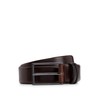 Boss Men's Carmello Belt made of Vegetable-tanned Leather with Metal