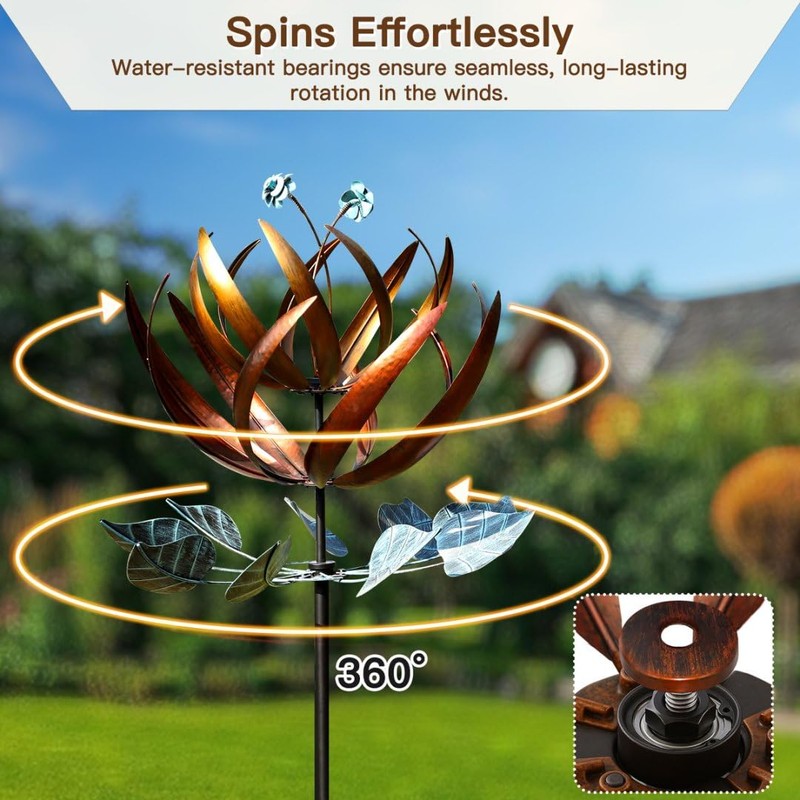 Pure Echo Wind Spinners for Yard and Garden, Wind Spinners
