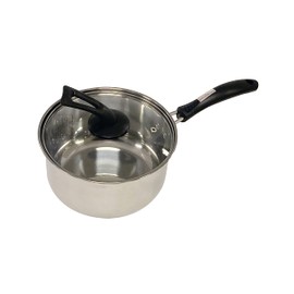 Arkland Sakamoto WIZ'A PR2142 Single Handle Pot, 7.1 inches (18 cm), Stainless Steel, Induction Compatible