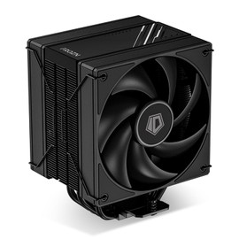 ID-COOLING FROZN A410 DK CPU Cooler, All-black Layout Single Tower with 2x120mm FDB Fans in a Push-pull Configuration, Noninterference with RAM, Compatible with Intel and AMD latest Sockets