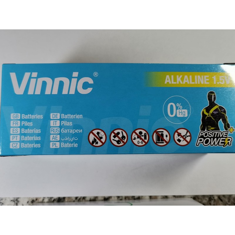 Vinnic L1131-C10-Ag10 Alkaline Manganese Button (Pack Of 10) Cells