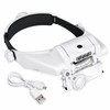 USB Rechargeable LED Head Magnifier for Watch Repair – Hands-Free