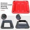 Adjustable Height Step Aerobic Platform 4-Riser Set Exercise Stepper Trainer