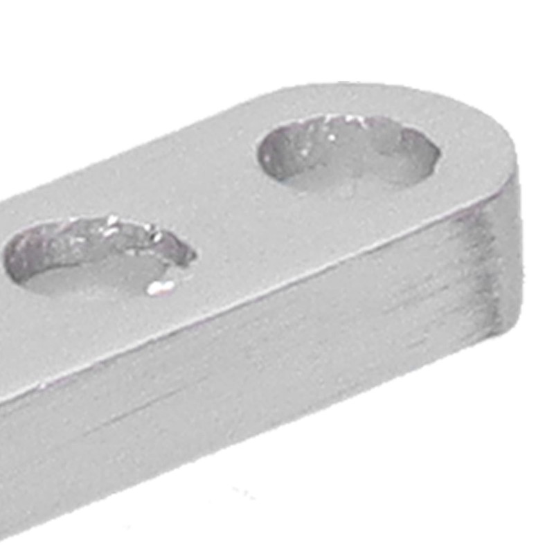 10pcs Flat Straight Braces Fixing Aluminum 4 X 8mm Connect